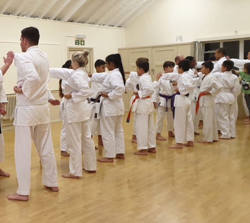 First karate grading HJKA 3